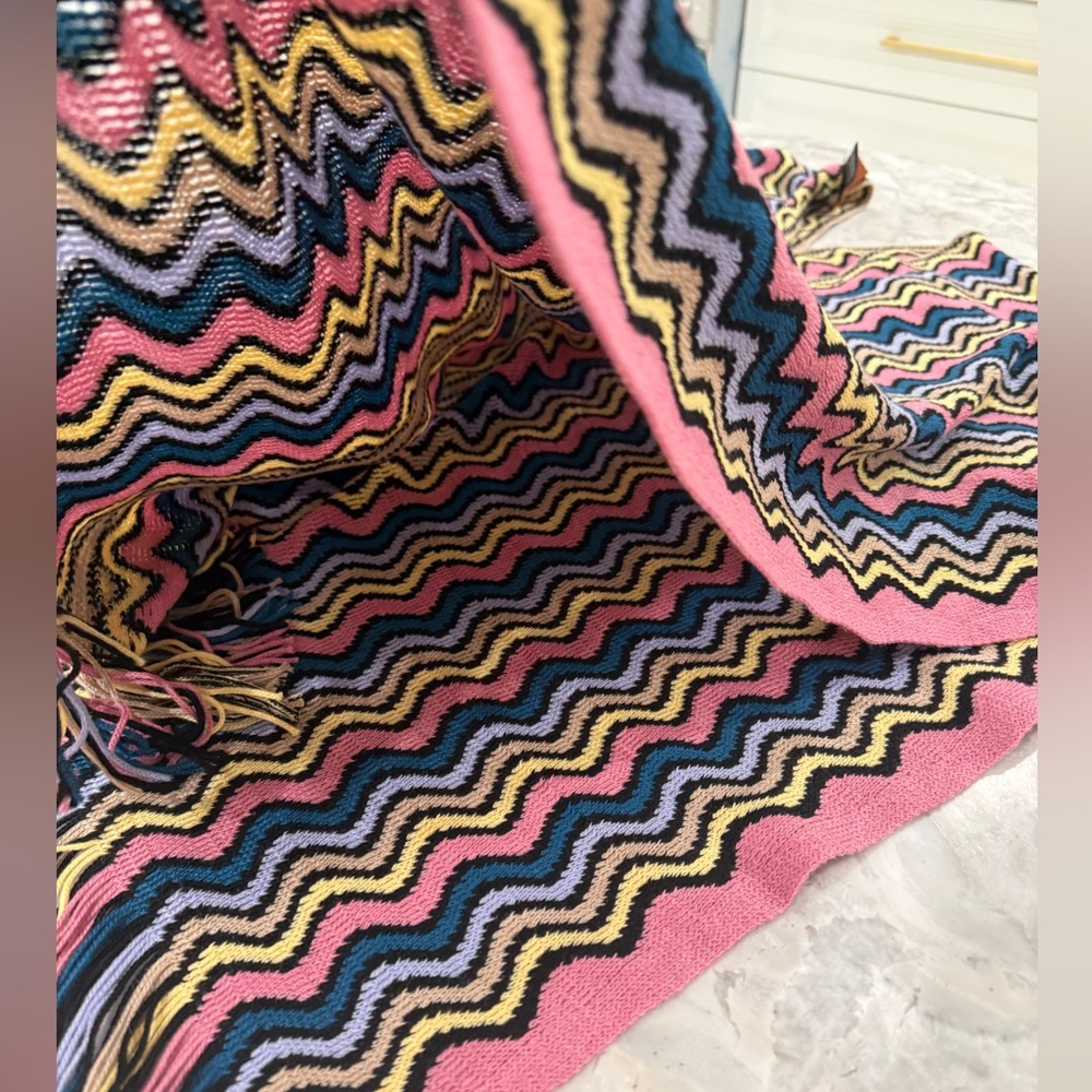 💝NWT Missoni Multicolor poncho /scarf - Picture 3 of 7